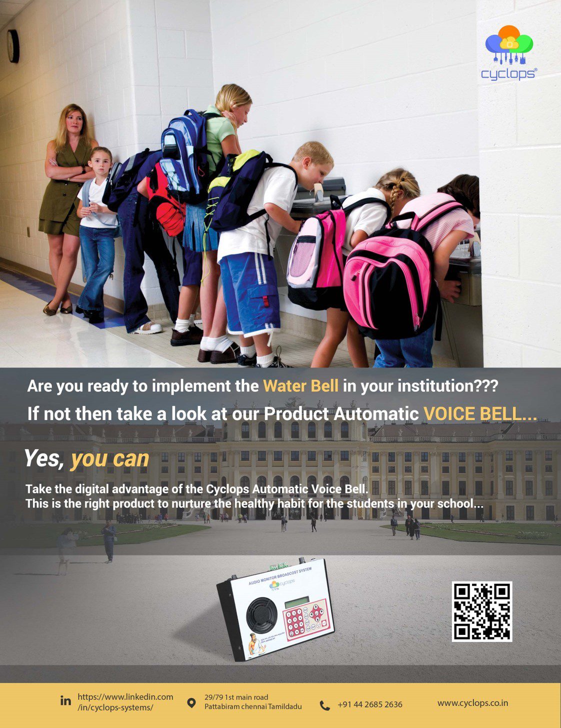 Hydration for Excellence: How the CYCLOPS Water Bell System Transforms Student Wellness